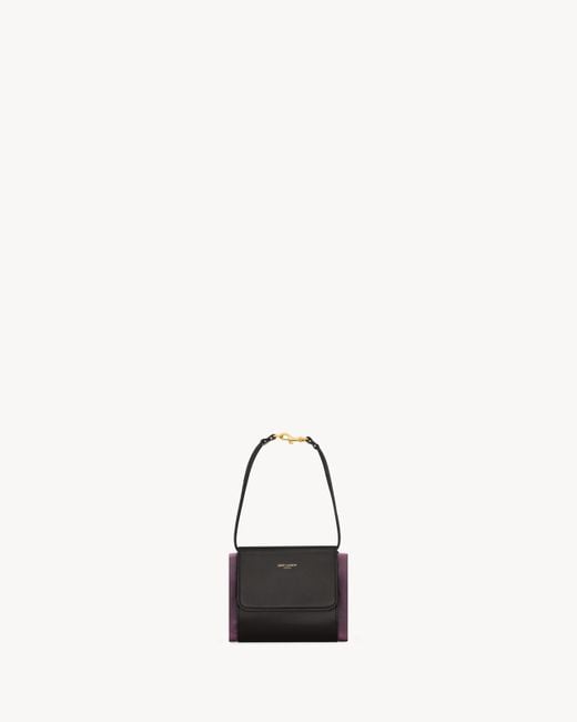 Saint Laurent Purple Foulard Folding Clutch for men