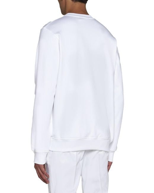 Casablanca White Le Joueur Crewneck Sweatshirt for men