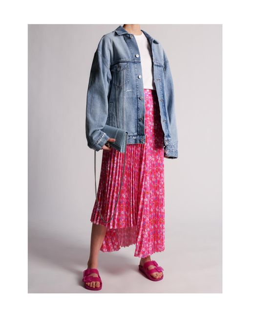 Balenciaga Pink Mallorca Flat Sandals