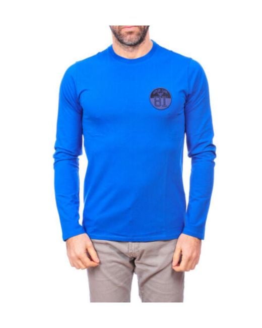 Armani Jeans Blue Logo Details T-Shirt for men
