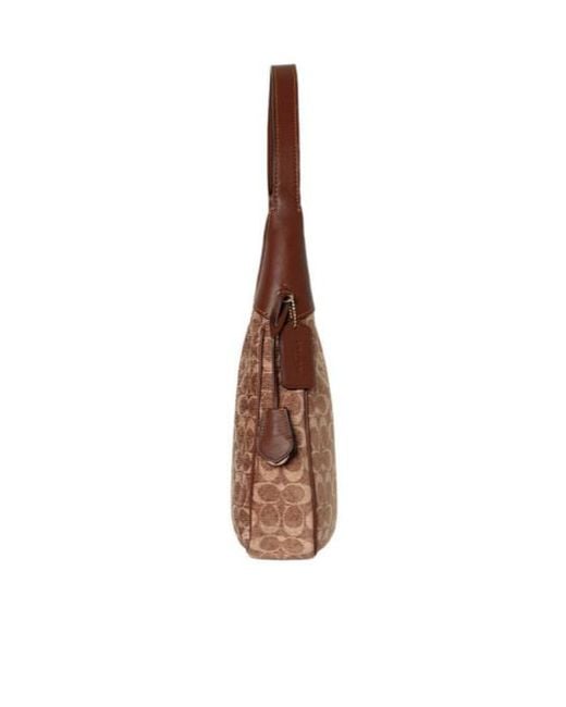 COACH Brown Ella Shoulder Bag