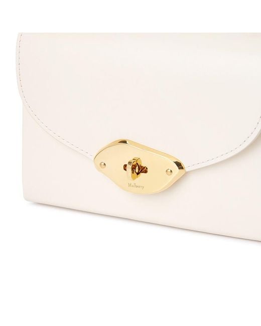 Mulberry Natural Small Lana Foldover-Top Tote Bag