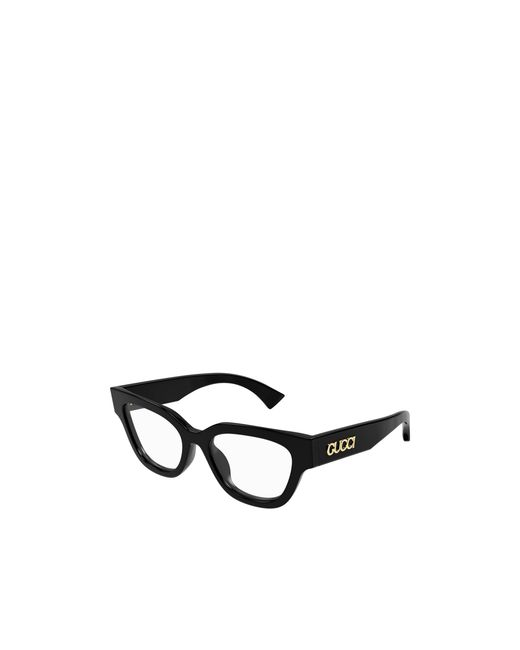Gucci White Eyewear Cat Eye Frame Glasses