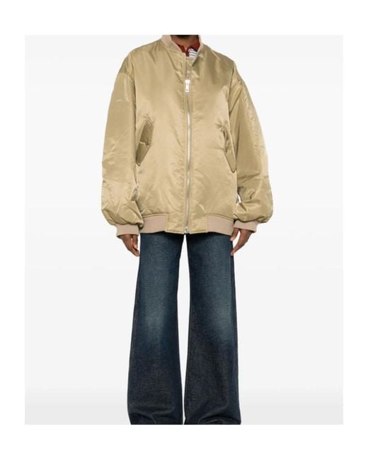 Frankie Shop Natural Astra Bomber Jacket