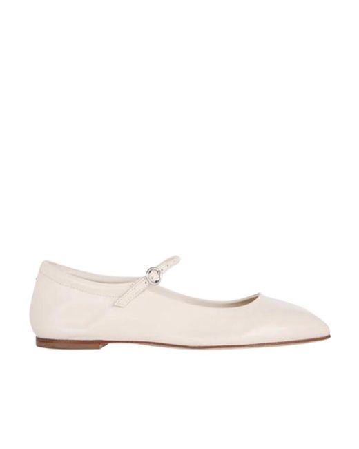 Aeyde Natural Uma Ballerina Flats