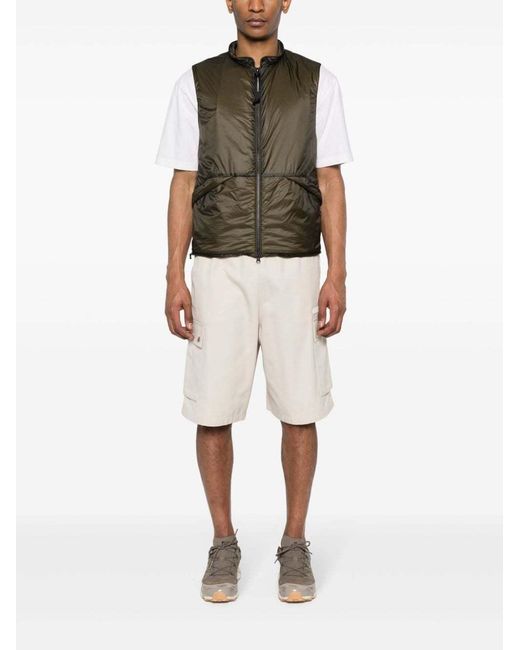 C P Company Green Nada Shell Lens-Detail Vest for men