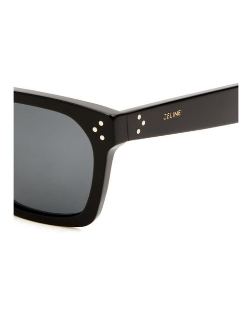 Céline White Wayfarer-Style Sunglasses