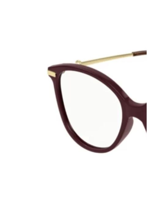 Gucci White Eyewear Round Frame Glasses