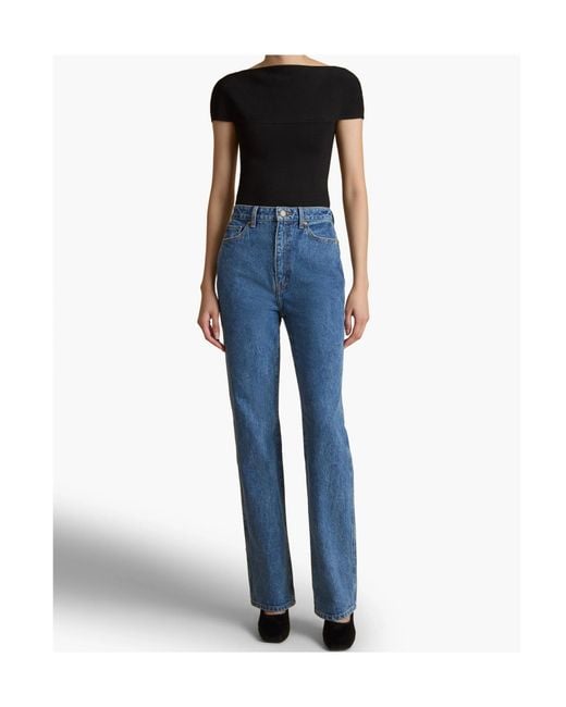Khaite Blue Pocket Jeans