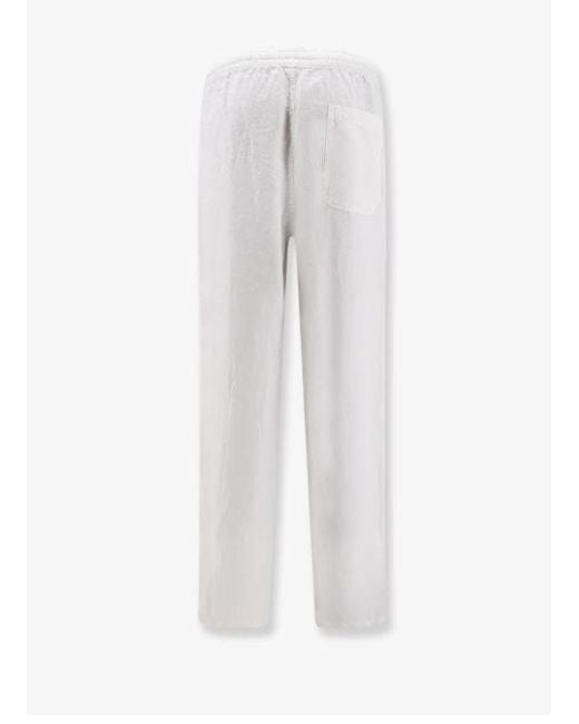 Aspesi Gray Logo Track Pants for men