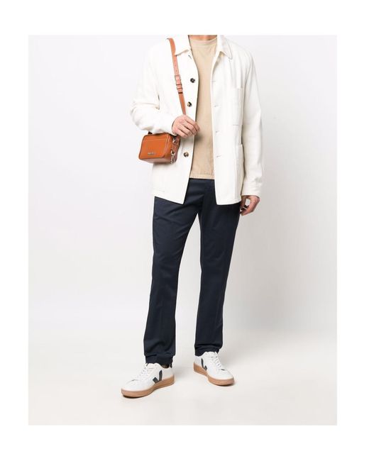 Dondup Blue Slim Chino Pants for men