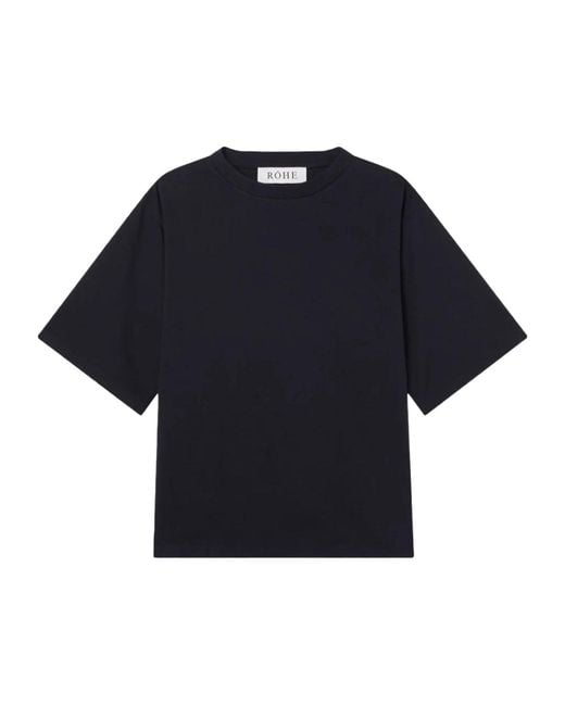 Rohe Blue Short-Sleeved T-Shirt