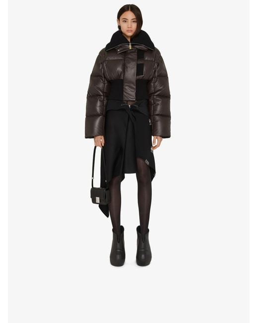 Givenchy Black Short Quilted Down Jacket