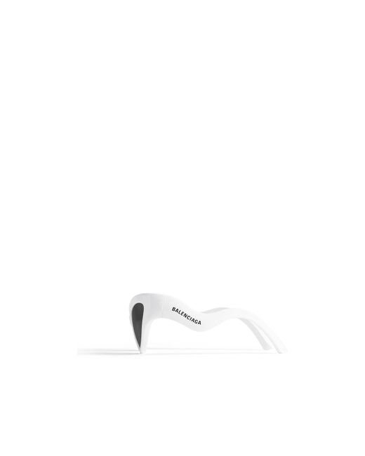 Balenciaga White Eyewear Hamptons Cat-Eye Sunglasses