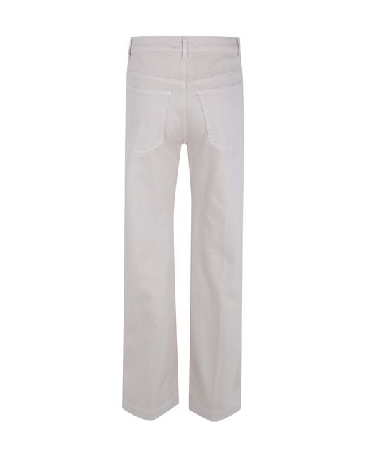 Seventy Gray Wide Leg Denim