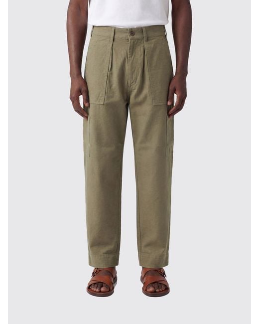 Nanamica Green Deck Twill Pants for men