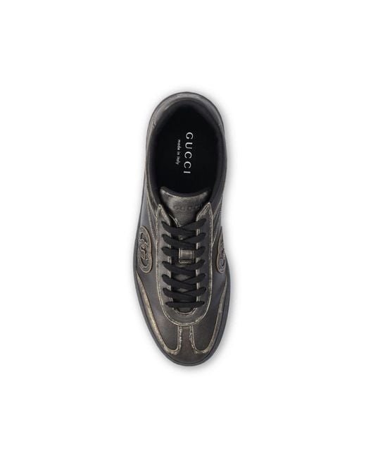 Gucci Black G75 Low-Top Trainers for men