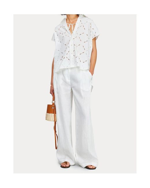 Semicouture White Short Sleeve Shirt