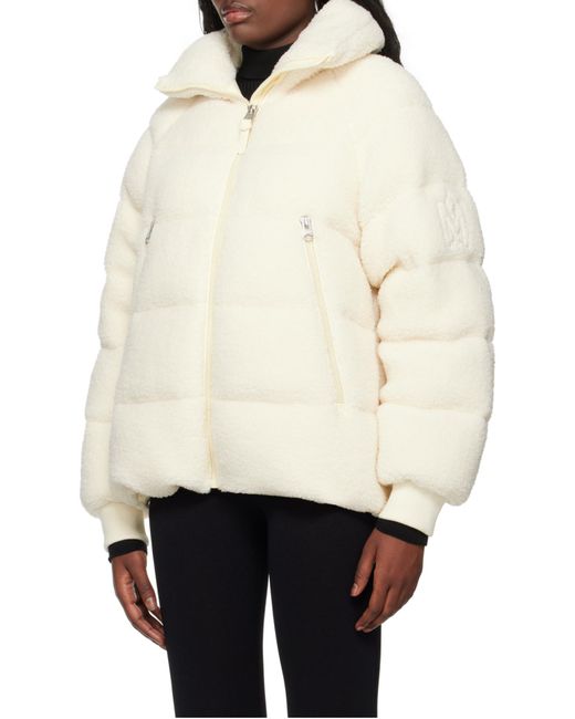Mackage Natural Edana Teddy Bear Down Jacket