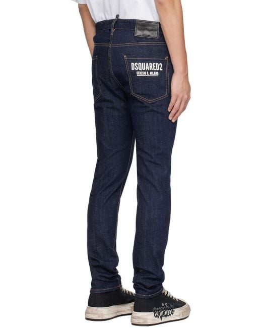 DSquared² Blue Dark Rinse Wash Cool Guy Jeans for men