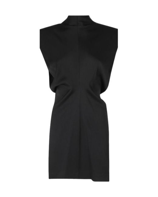 FEDERICA TOSI Black Short Dress