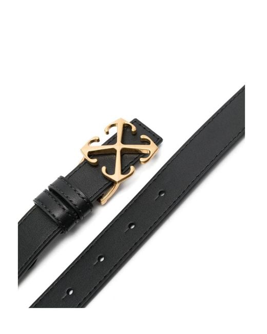 Off-White c/o Virgil Abloh White New Arrow Logo Plaque Belt