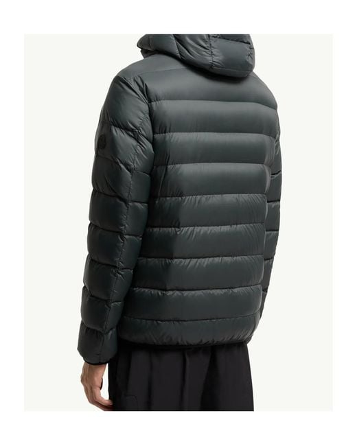 Moncler Black Alrai Hooded Short Down Jacket for men