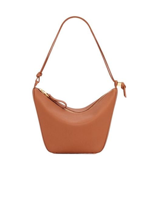 Loewe White Hammock Mini Hobo Bag