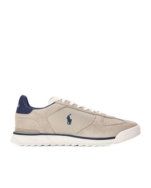 Polo Ralph Lauren White Low-Top Sports Shoes for men