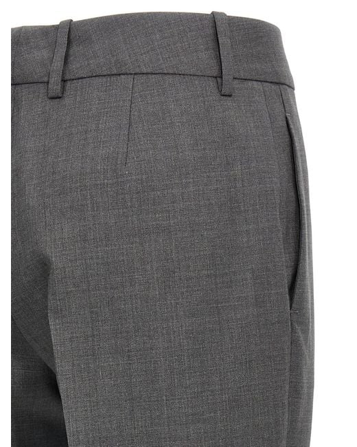 Ermanno Scervino Gray Pressed Crease Pants
