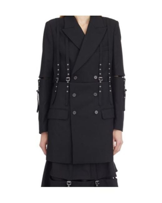 Comme des Garçons Black Jacket With Shoulder Splits