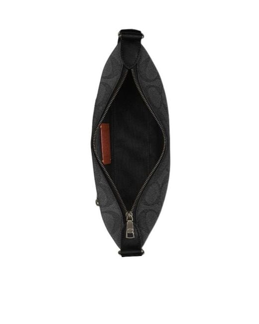COACH Black Zippered Shoulder Bag