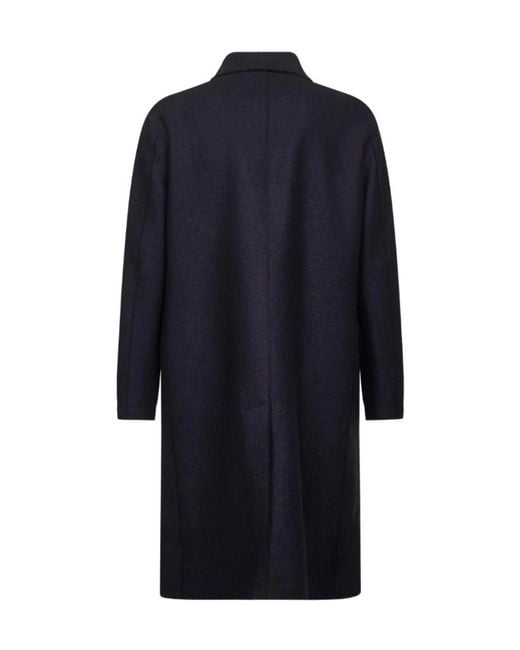 Harris Wharf London Blue Long-Sleeved Coat for men