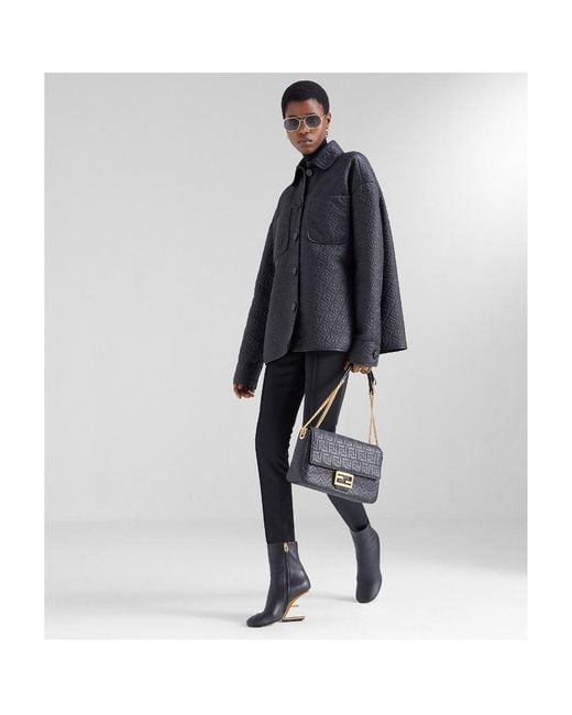 Fendi Black Nappa Leather Bag