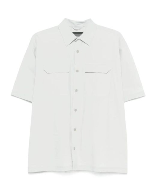 Herno White Short-Sleeve Shirt for men