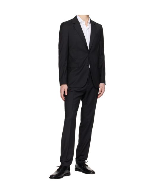 Boss Black Boss Micro-Patterned Slim Fit Suit for men