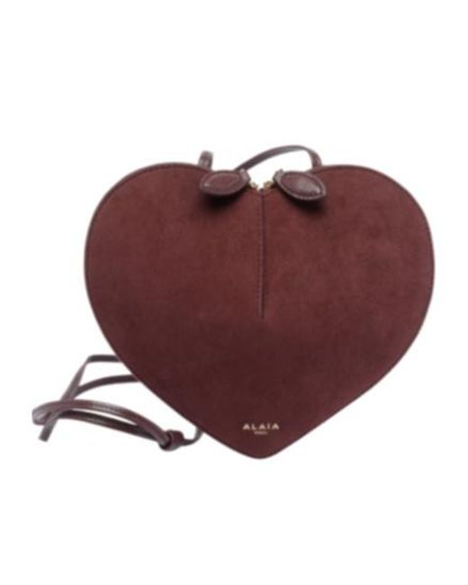 Alaïa Red Alaïa 3D Heart-Shaped Bag