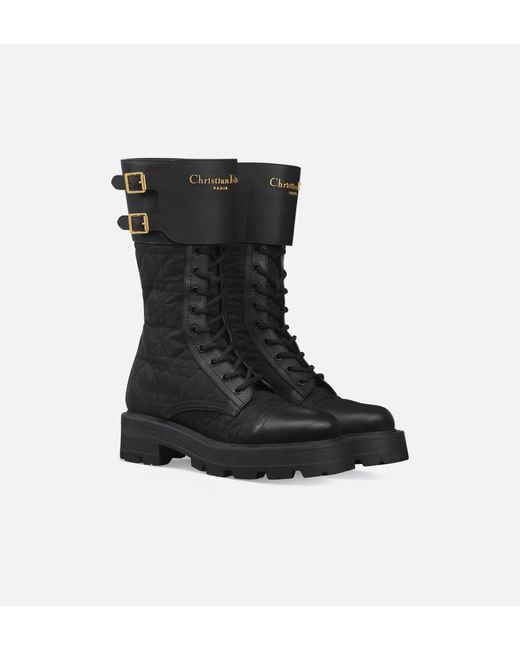 Dior Black D-Trap Ankle Boot