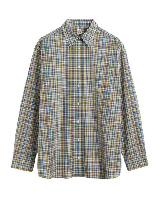 Totême Gray Totême Classic Check Shirt