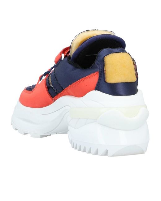 Maison Margiela White Color-Block Platform Sneakers