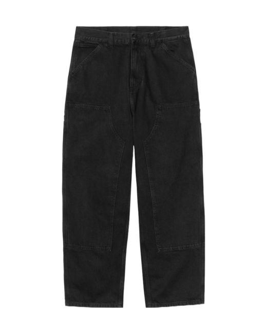 Carhartt Black Og Double Knee Trousers for men