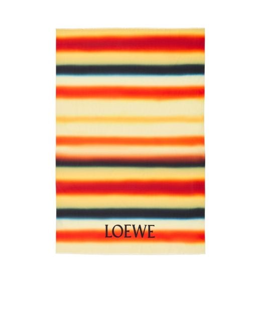 Loewe Multicolor Cotton Beach Towel