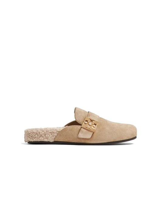 Tory Burch Natural Mellow Mules