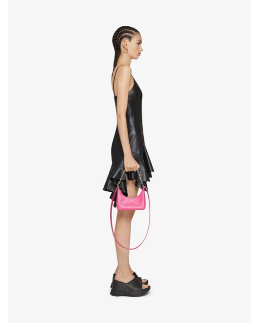 Givenchy Pink Mini Moon Cut-Out Crossbody Bag