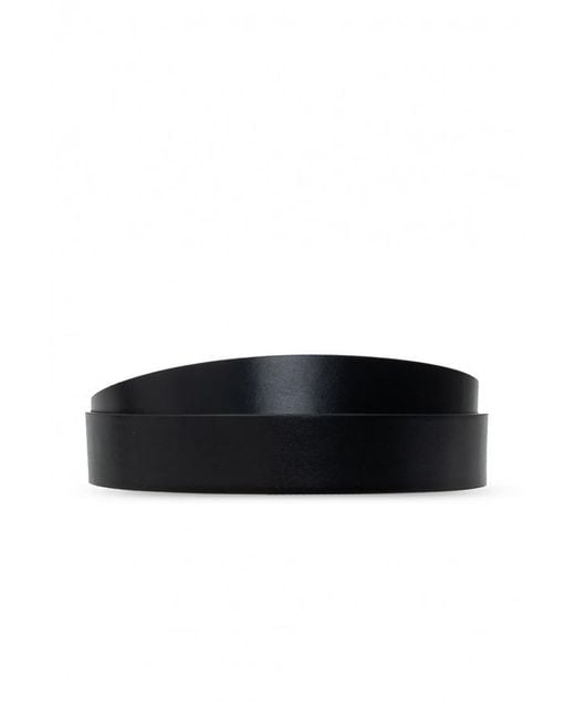 DSquared² White Logo-Embossed Buckle Belt for men