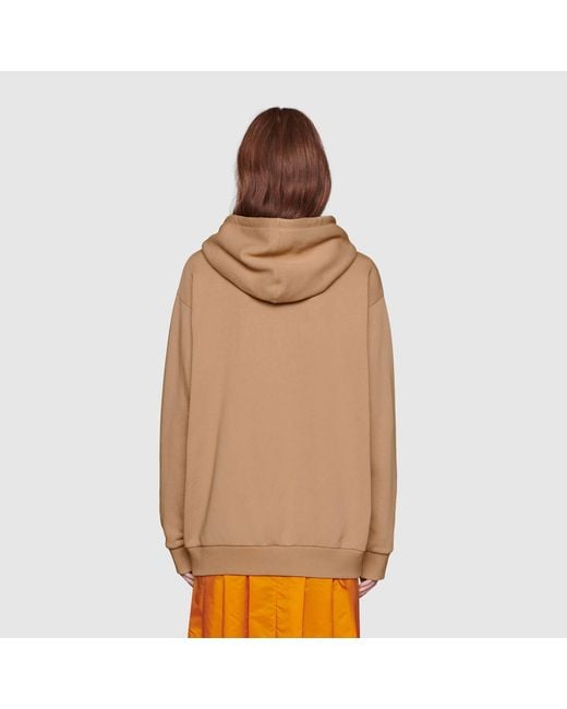 Gucci Natural X The North Face Logo Sweatshirt