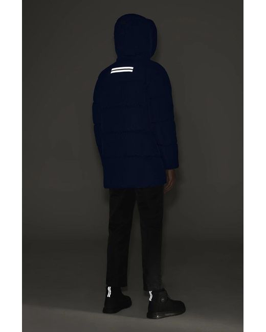 Canada Goose Blue Zip-Up Padded Down Jacket for men