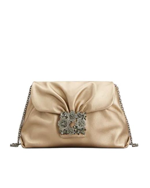 Roger Vivier Natural Efflorescence Mini Clutch