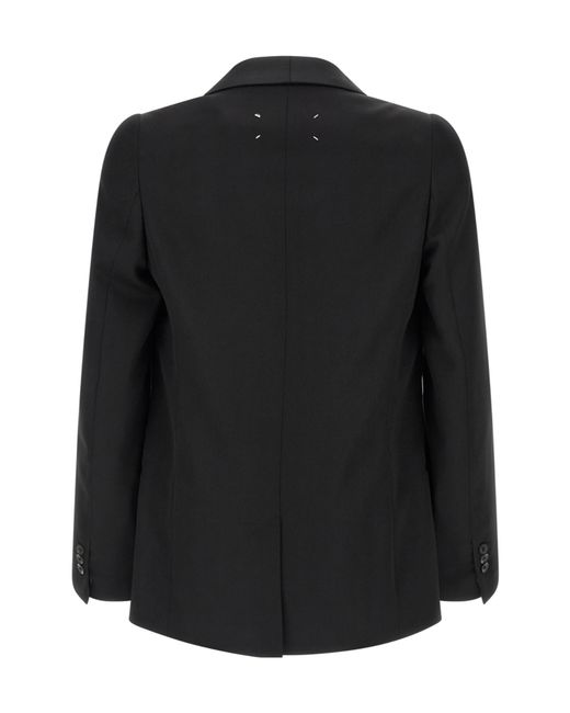 Maison Margiela Black Four Stitched Jacket for men