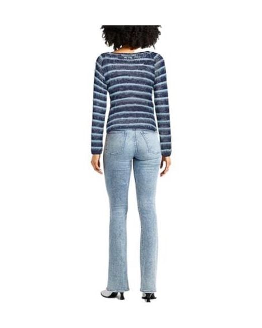 Marni Blue Long Sleeves Jumpers